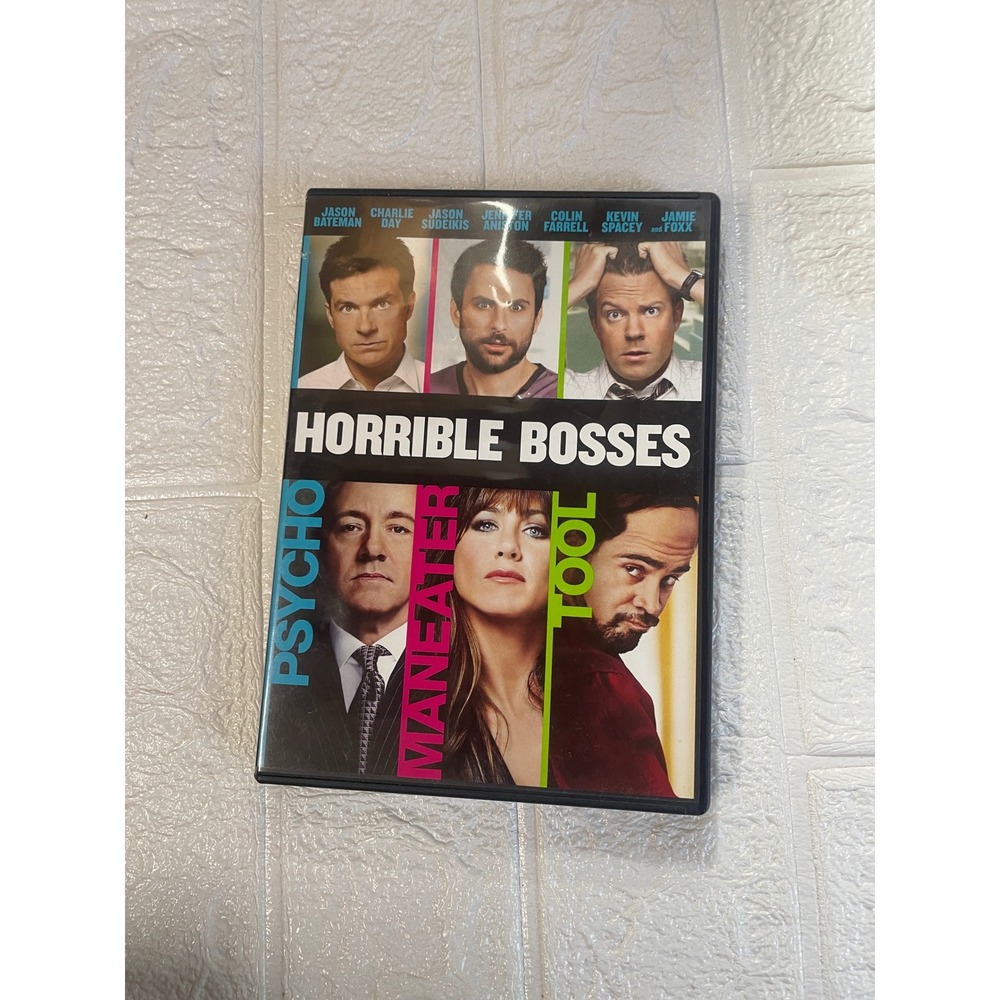 Horrible Bosses DVD Jason Bateman Jennifer Aniston Comedy Movie R-Rated